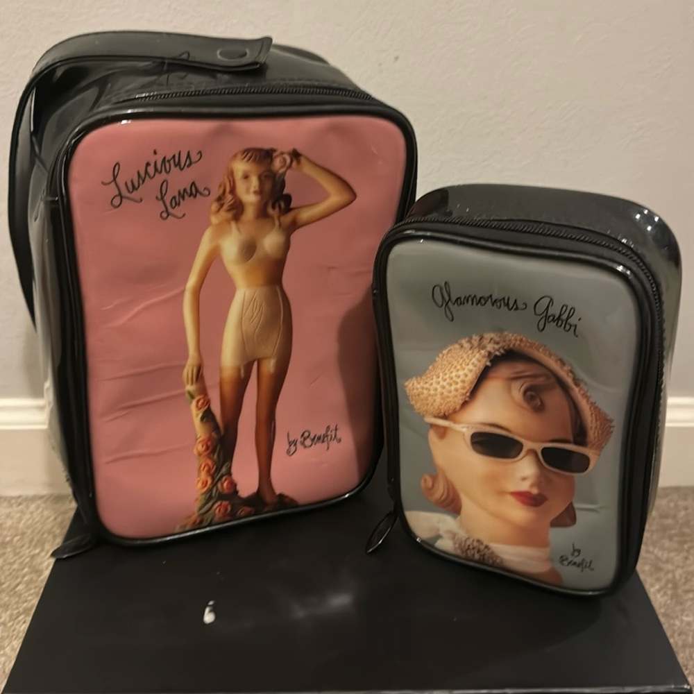 Vintage Benefit Cosmetic Bags (Set)